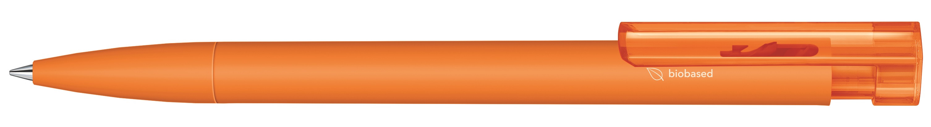 3310 Шариковая ручка Liberty Bio matt clip clear  оранжевый 021