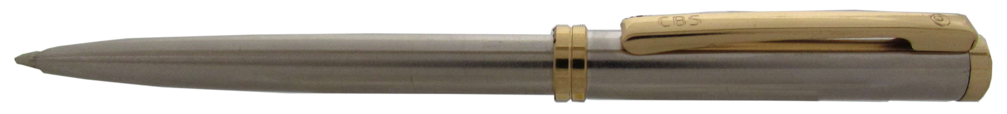 2239/23 Шариковая ручка DELGADO STEEL FINISH CBS натуральный/золотистый